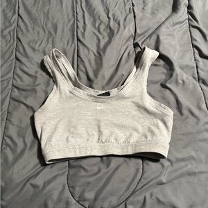 Nike Heather Gray Sports Bra
